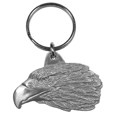 Free Form Eagles Head Antiqued Key Chain
